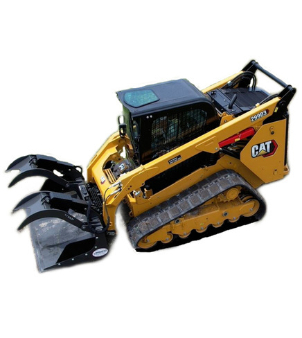 CAT299D3 with Grapple Bucket